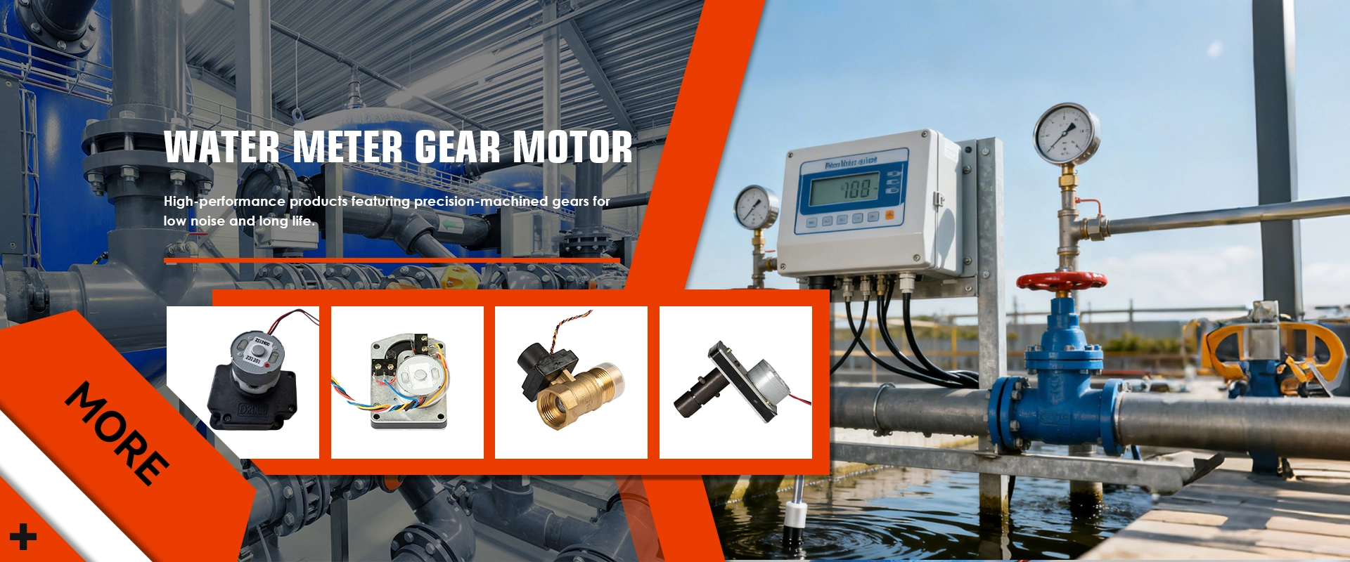 Çin Su Sayacı Dişli Motor Fabrikası